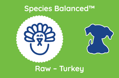 Species Balanced™ Raw Turkey for Dogs